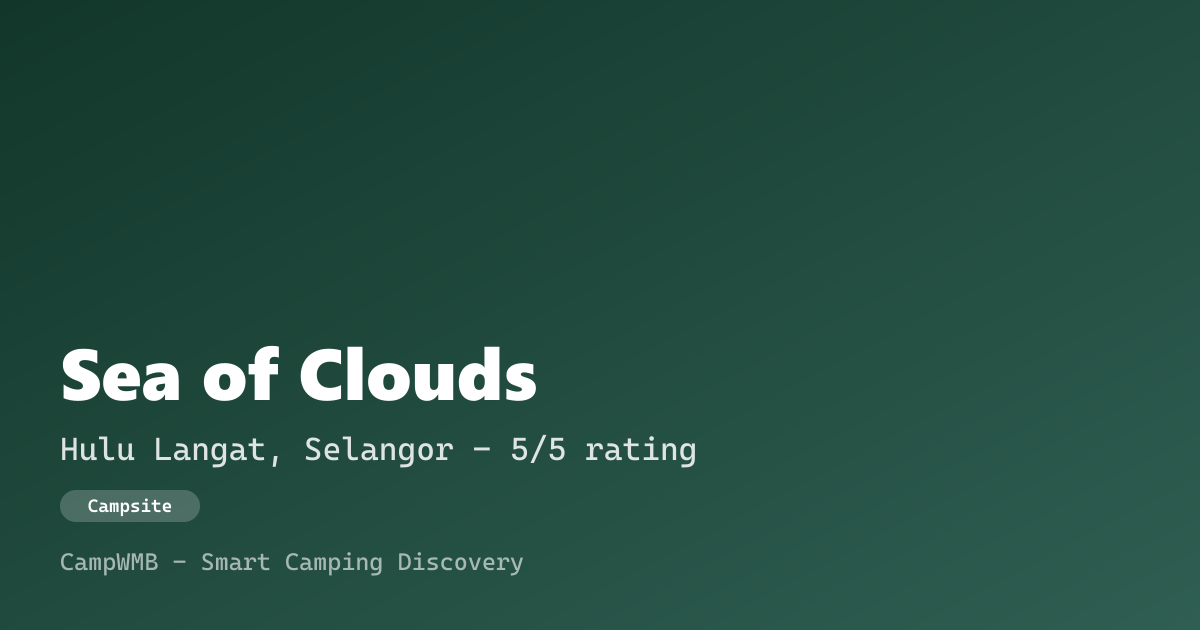 Visual sementara Sea of Clouds