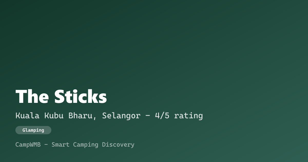 Visual sementara The Sticks
