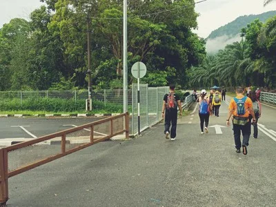 Gambar Air Terjun Pelepah Kiri