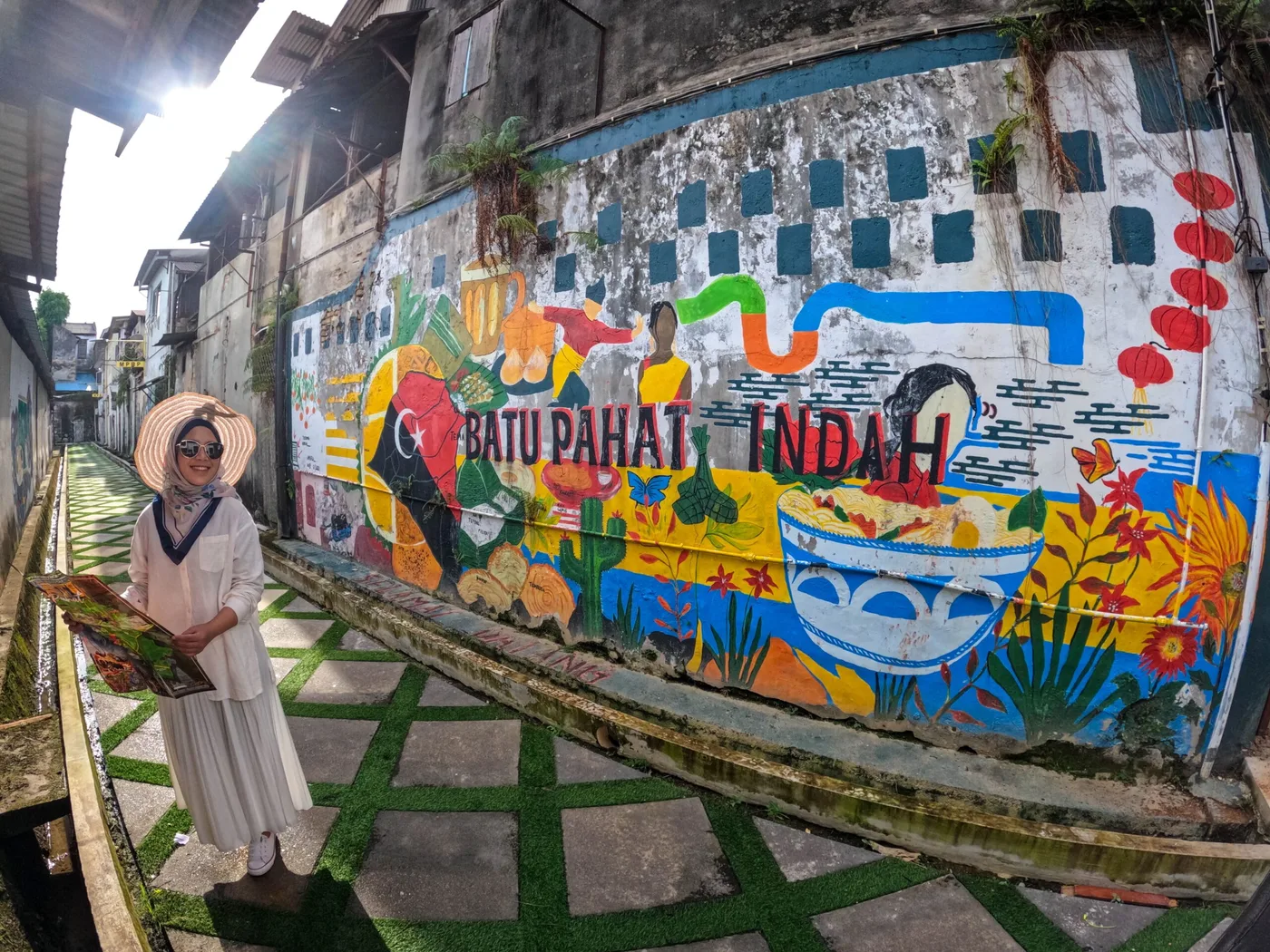 Batu Pahat Street Art — foto sebenar 5