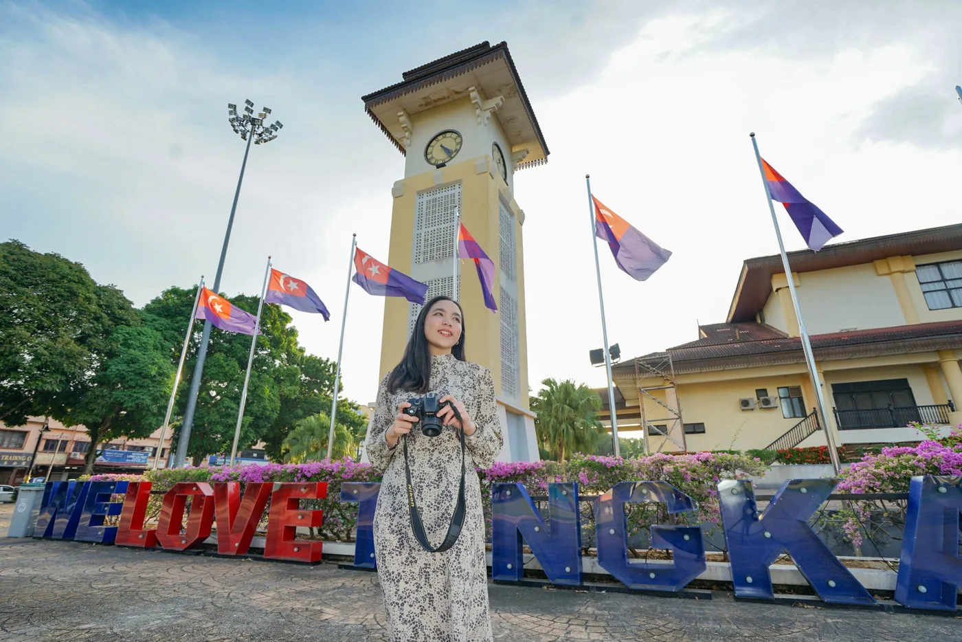 Dataran Tangkak — foto sebenar 2
