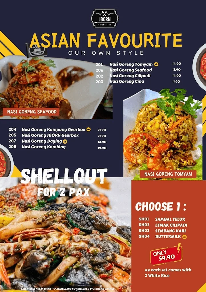 JBorn Cafe & Bistro — foto sebenar 3