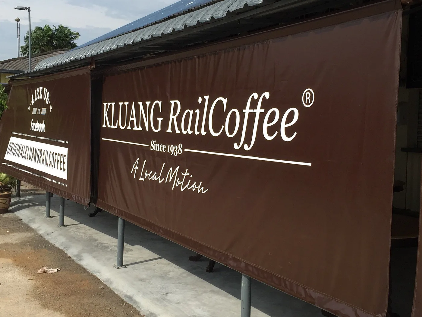 Kluang Rail Coffee — foto sebenar 5