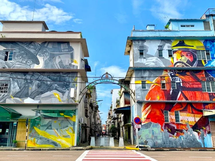 Kluang Street Art — foto sebenar 6