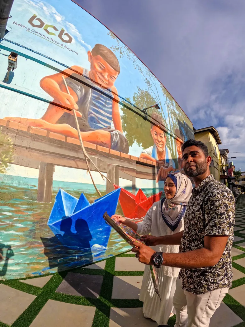 Mural Lorong Bentara — foto sebenar 4