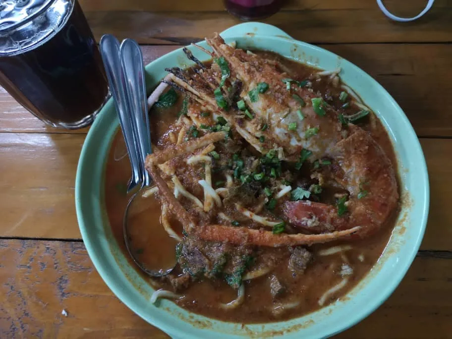 Special Mee Bandung Udang Galah Muo Ori — foto sebenar 3
